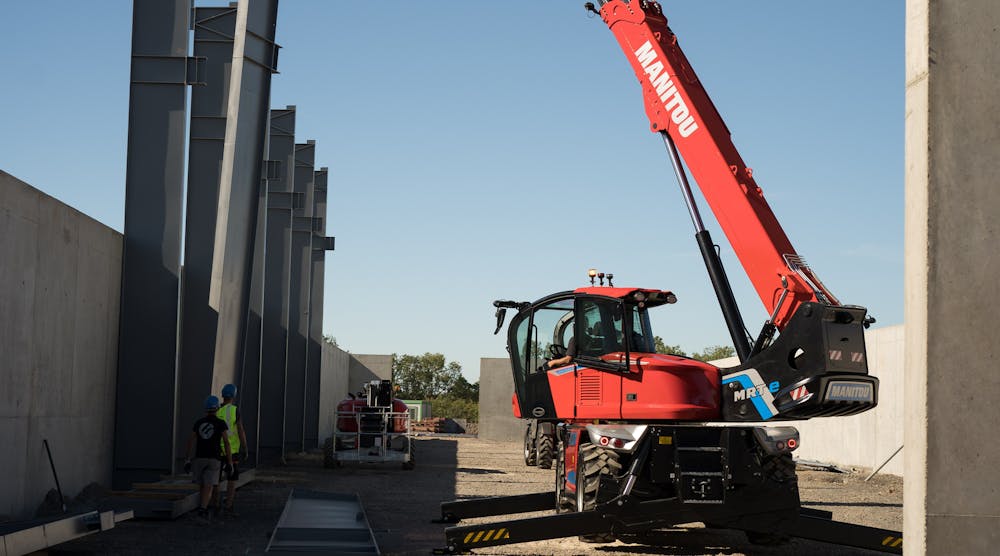Manitou Introduces Electrified Telehandler Range in North America ...