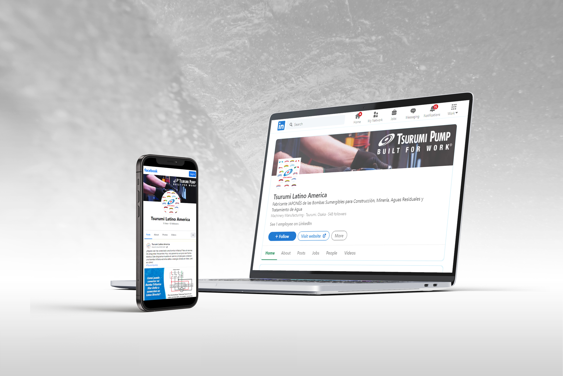 Tsurumi Launches New Social Channels Aimed At The Latin America Pump Market 6433415f7537f