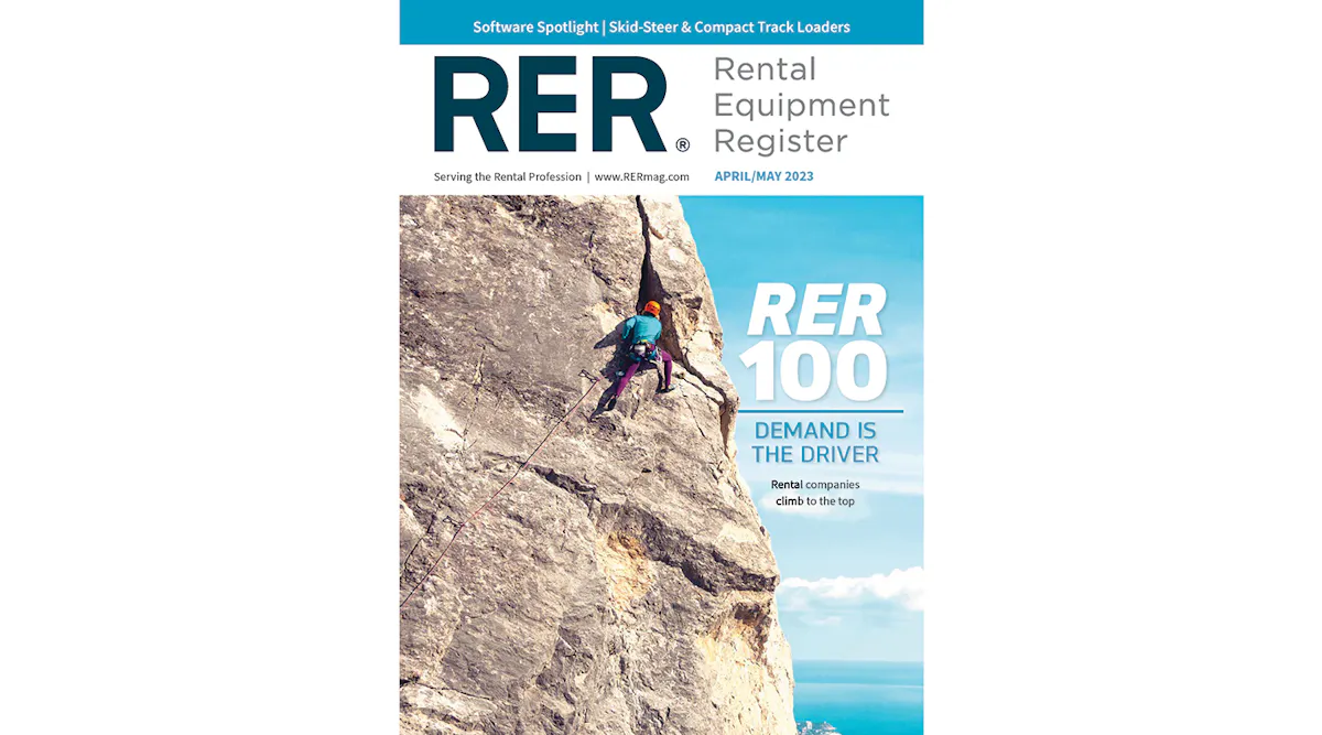 The New RER 100 Tops $35 Billion | Rental Equipment Register