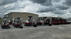 Takeuchi Ditch Witch Of Sla New Equipment On Yard