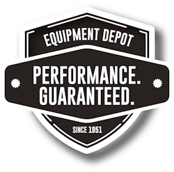 Equipment Depot Performance guaranteed Logo 647d1f3e0c482
