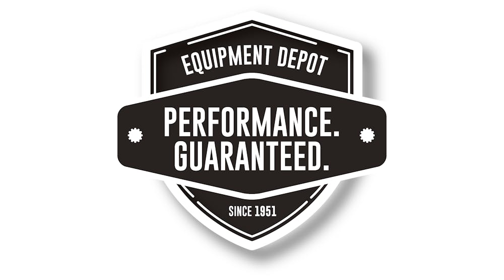 Equipment Depot Performance guaranteed Logo