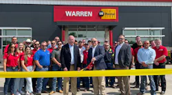 Cat Rental Store Tulsa West Cutting The Ribbon Ronnie Laine, Michael Wood, Mark Cuba