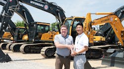 Highway Equipment Dealer Photo With Stan Park Of Hyundai