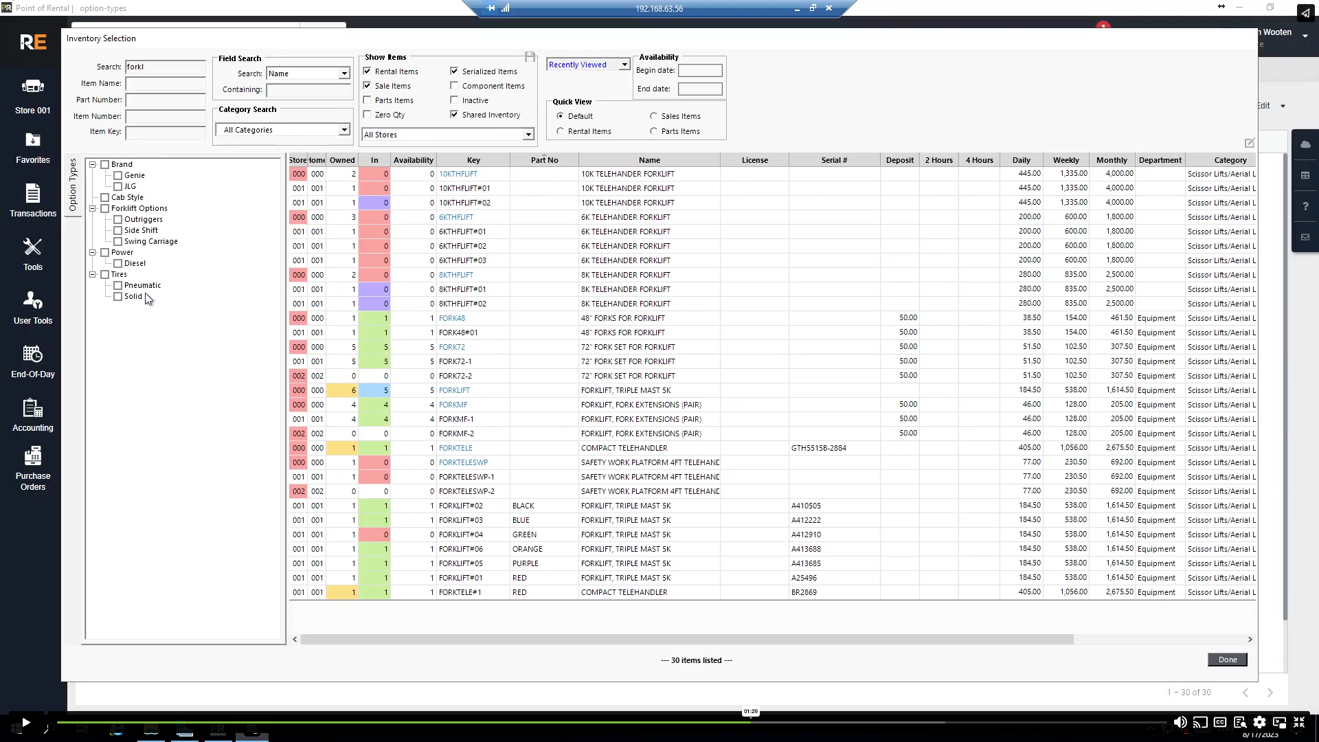 Point Of Rental Screenshot 2023 09 05 At 1 09 53 Pm