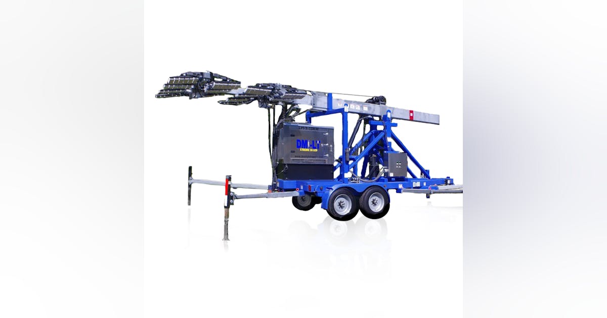 DMI-LT Offers a 16-Module LED Light Tower Providing Visibility for 10 ...