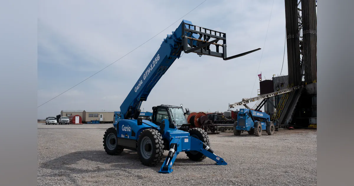 9 K Telehandler Rental Genie Highest Capacity Telehandler Delivers 6,000-Pound Capacity at Max ...