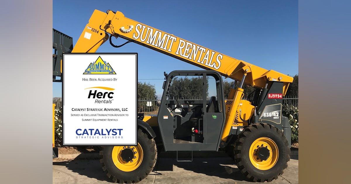 Herc Rentals Acquires Southern California’s Summit Equipment Rentals ...