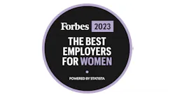 United Rentals Forbes Best Employers For Women '23 Black Circle