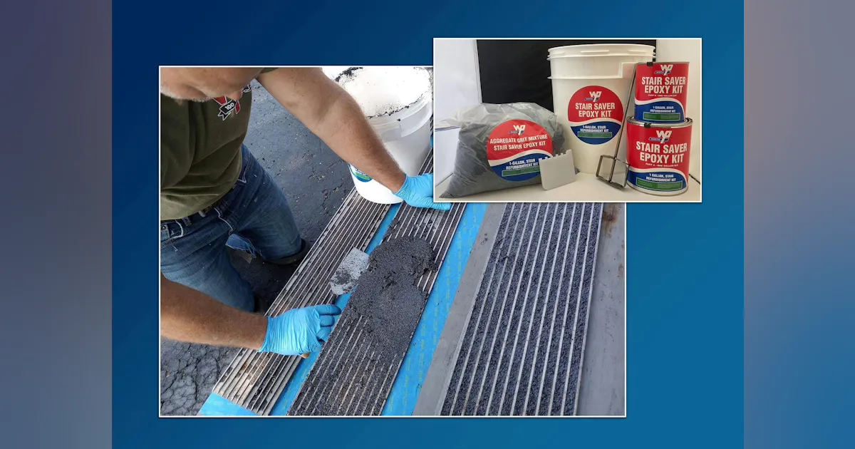 New Stair Saver from Wooster Products Rejuvenates Non-Slip Stair Treads New Stair Saver from Wooster Products Rejuvenates Non-Slip Stair Treads