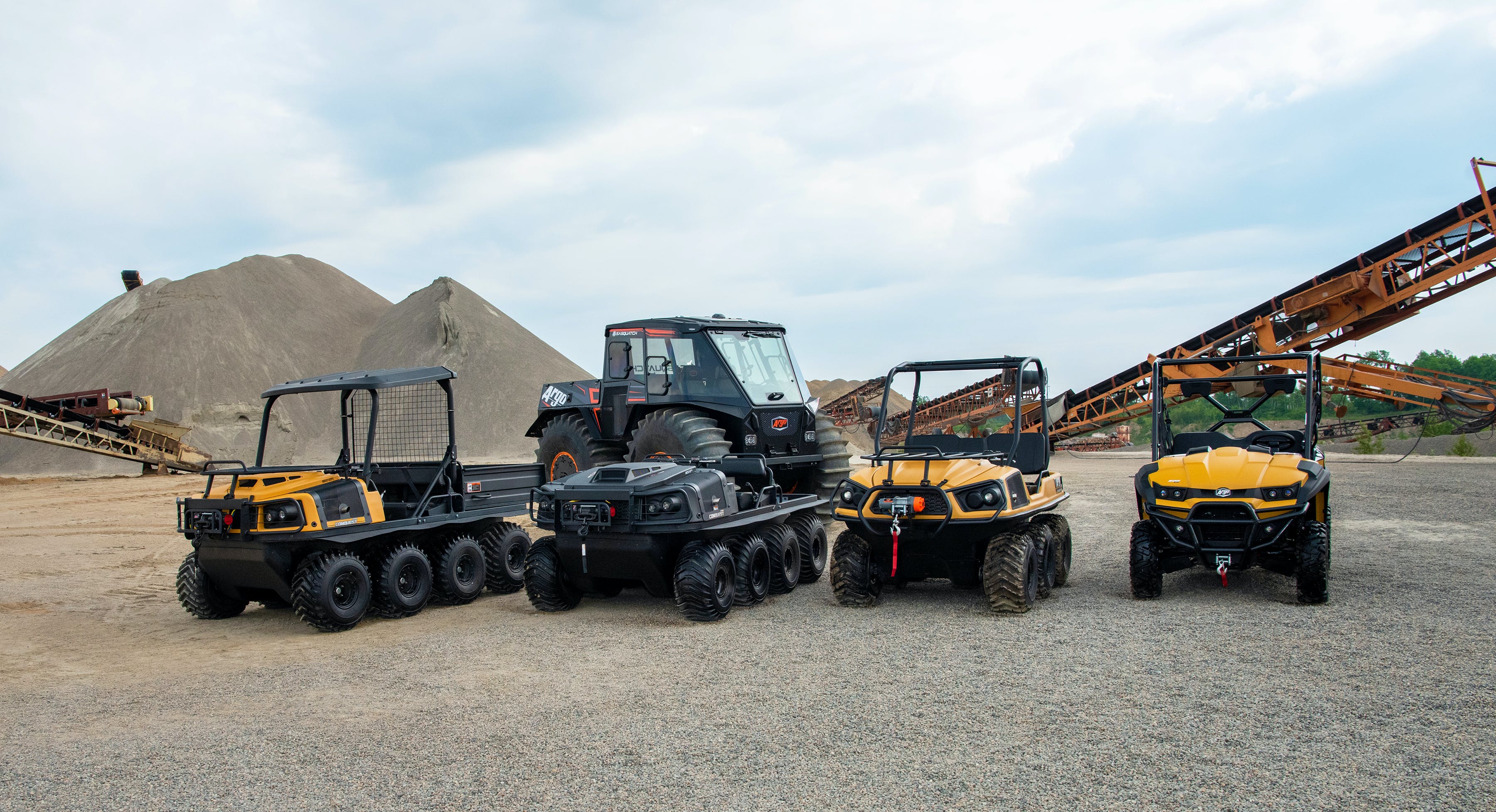 The Argo Sasquatch XTX Amphibious Offroad Vehicle Features Automatic e