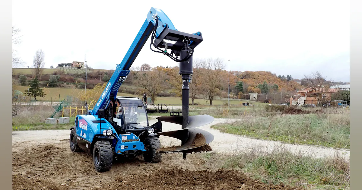 Genie Expands Portfolio of Telehandler Attachments with Auger, Truss ...