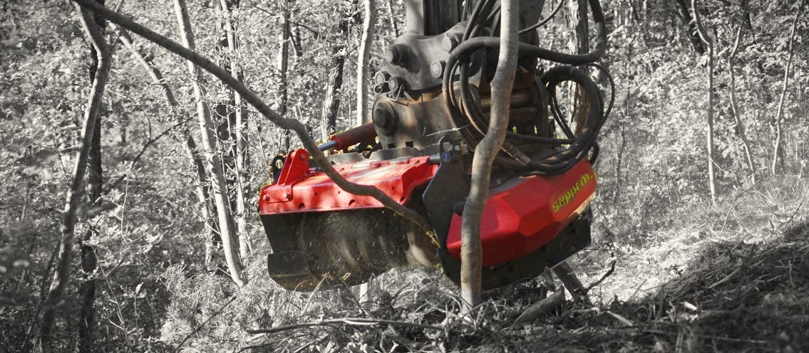 Seppi M.’s E20 Direct Mulcher Head is Designed for Excavators Rental