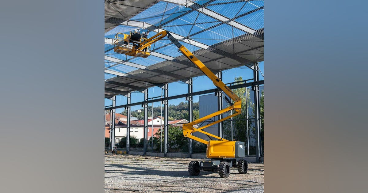 Haulotte’s Redesigned HA61 RTJ Pro Rough Terrain Articulating Boom Lift ...