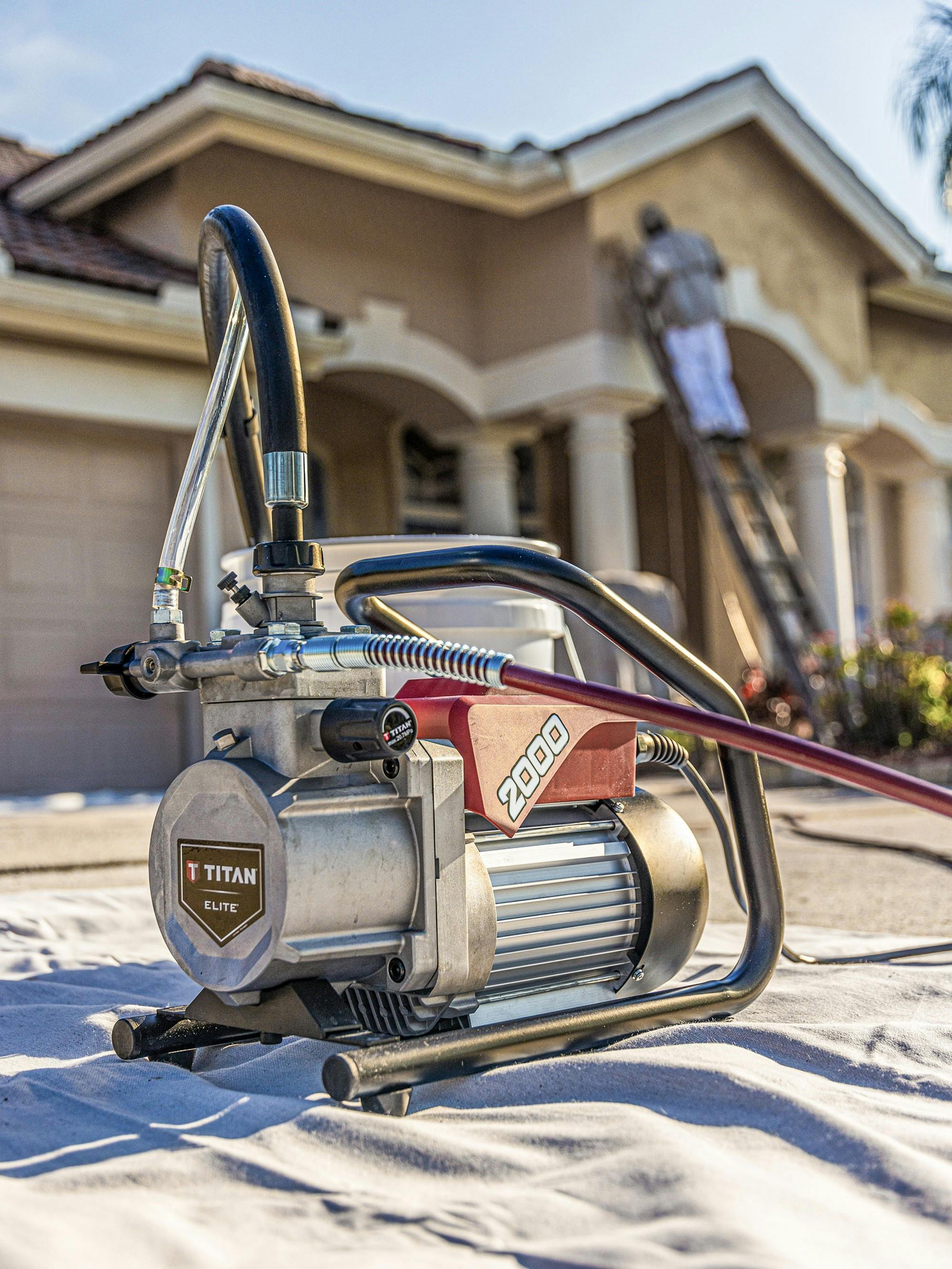The One-Gun Elite 2000 Electric Airless Sprayer from Titan Features a ...
