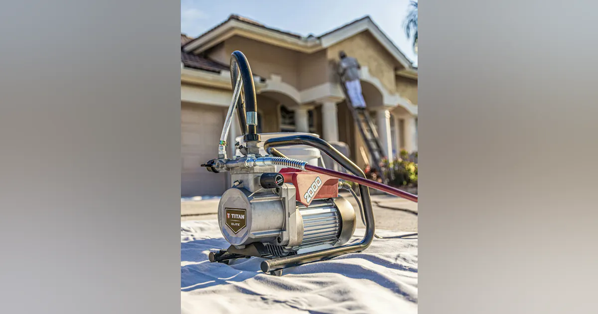 The One-Gun Elite 2000 Electric Airless Sprayer from Titan Features a ...