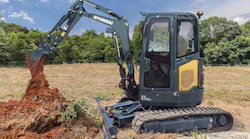 Zero Tail Swing Design Helps The New Hyundai Hx 27 Az Compact Excavator Work Efficiently In Confined Spaces