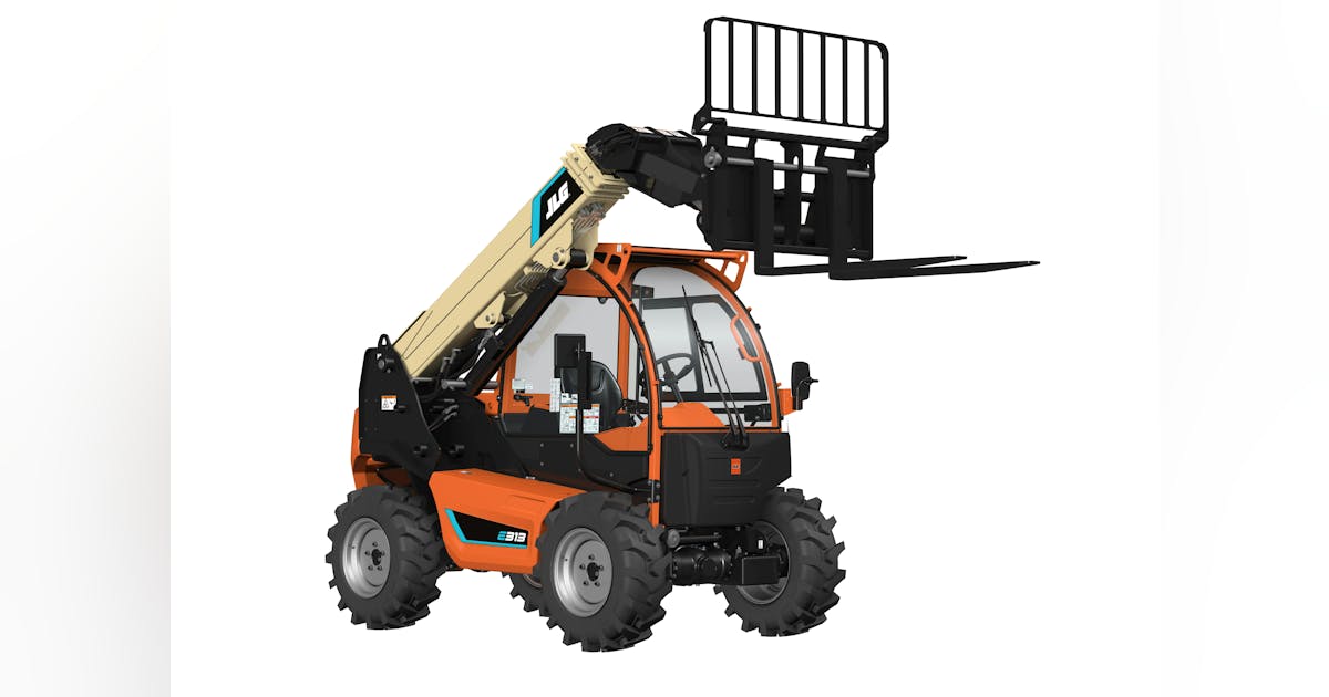 JLG’s New E313 Electric Telehandler Designed for All-Terrain and Off ...
