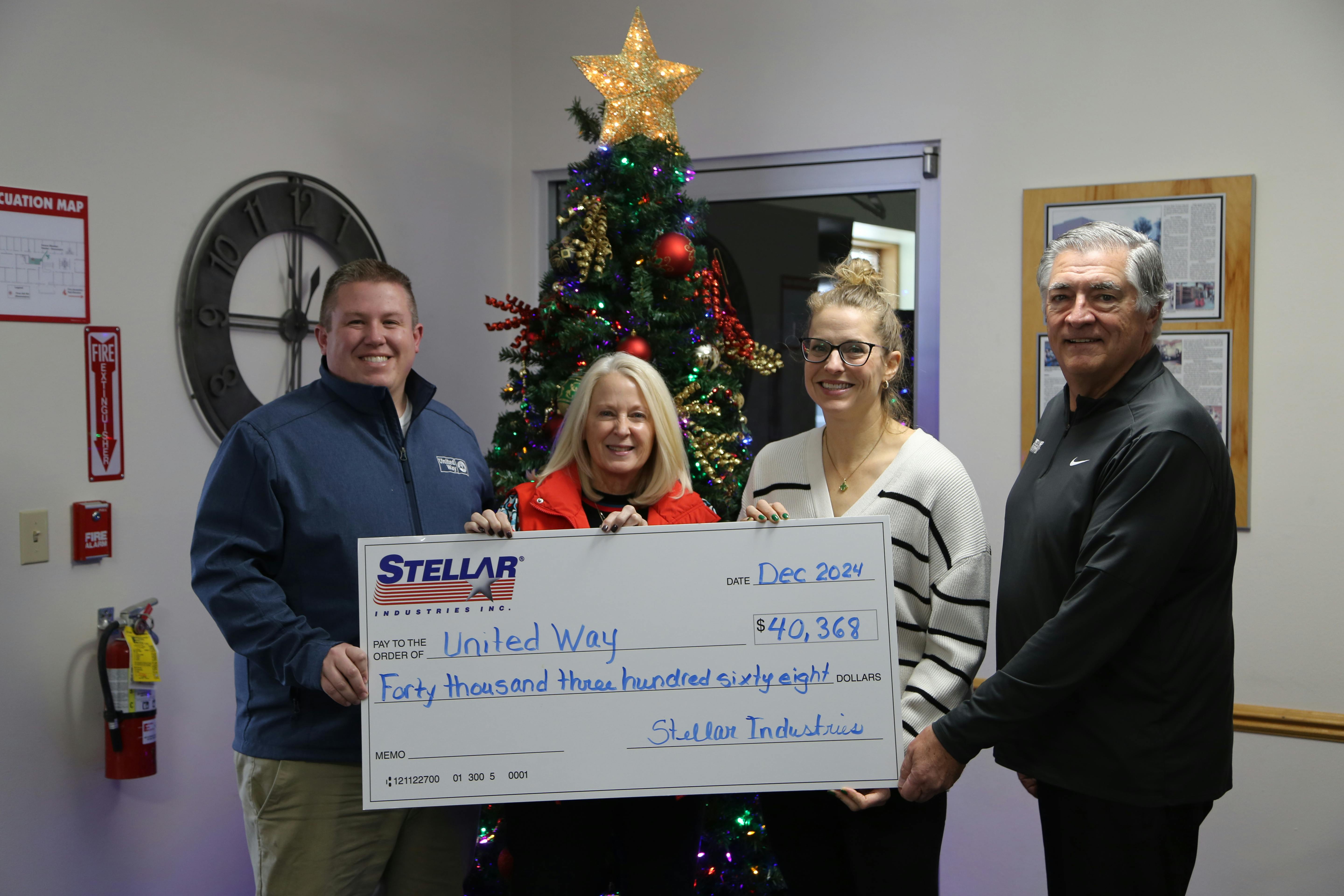 678476794477abf79fc44563 Stellar United Way Donation