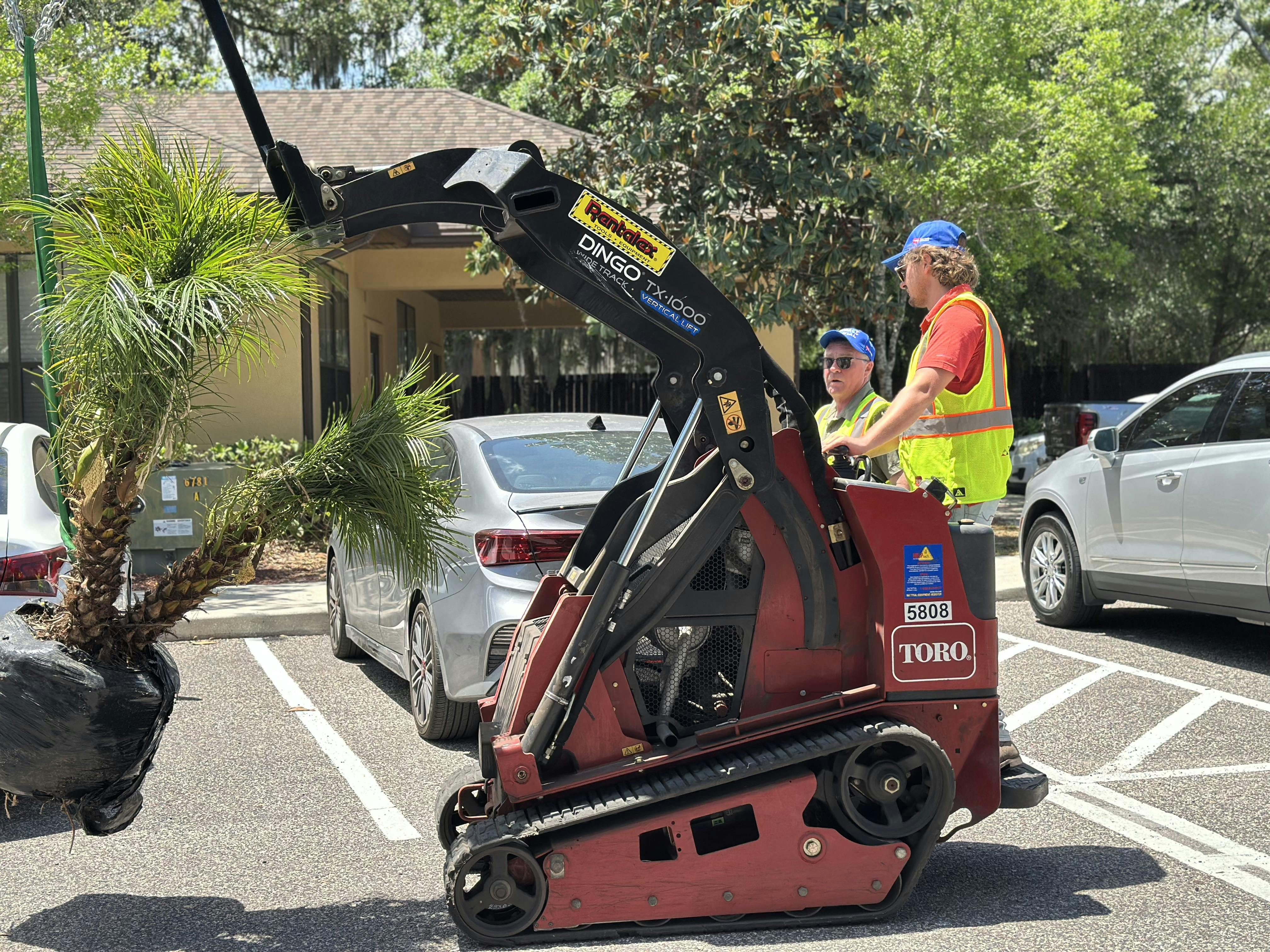 A Volunteer On A Machine Donated By Toro Co And The Ara Foundation