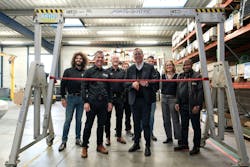 Pierre-Frederic Billet, mayor of Dreux, France, cuts the ribbon to open LGH’s new facility. Pierre-Frederic Billet, mayor of Dreux, France, cuts the ribbon to open LGH’s new facility.