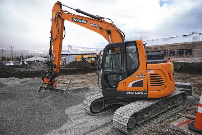 Modern crawler excavators, especially in the rental market, are equipped with advanced technology that enhances visibility and operator confidence.