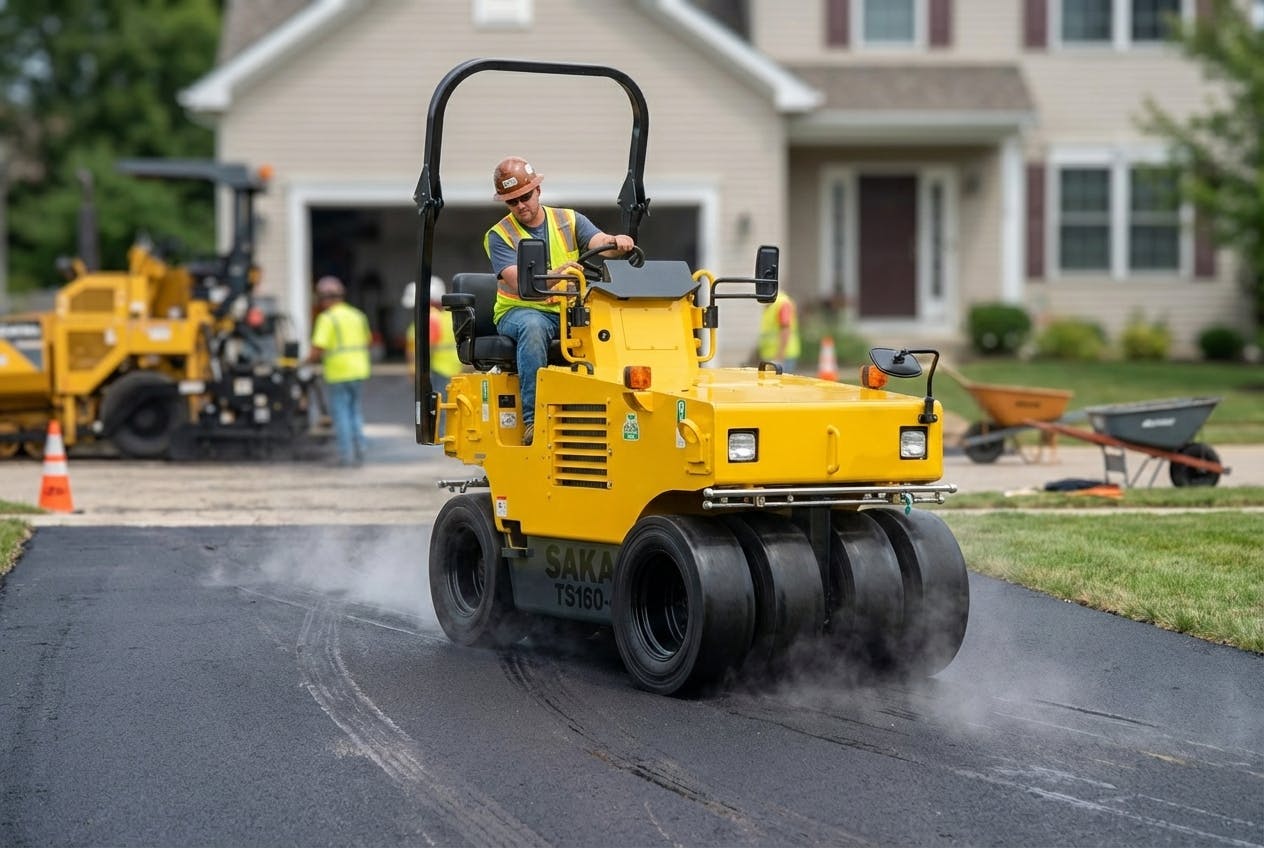 Sakai America’s Pneumatic Tire Roller Hits North American Jobsites