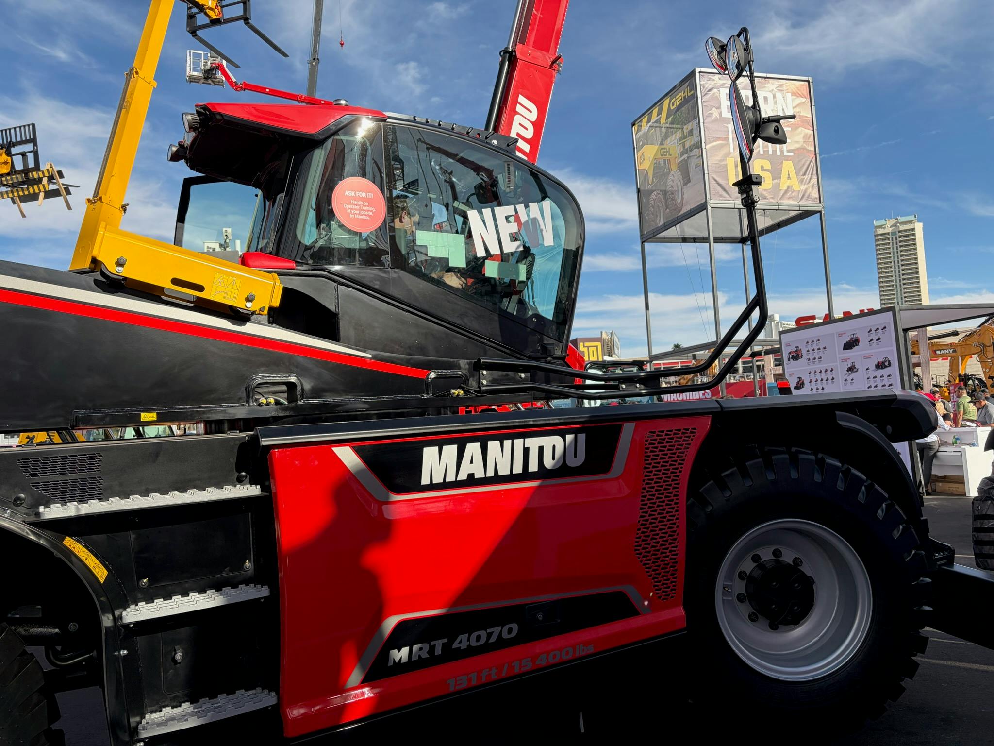 Manitou Continues To Broaden Its Range Of Aerial Units, Telehandlers, Forklifts And More