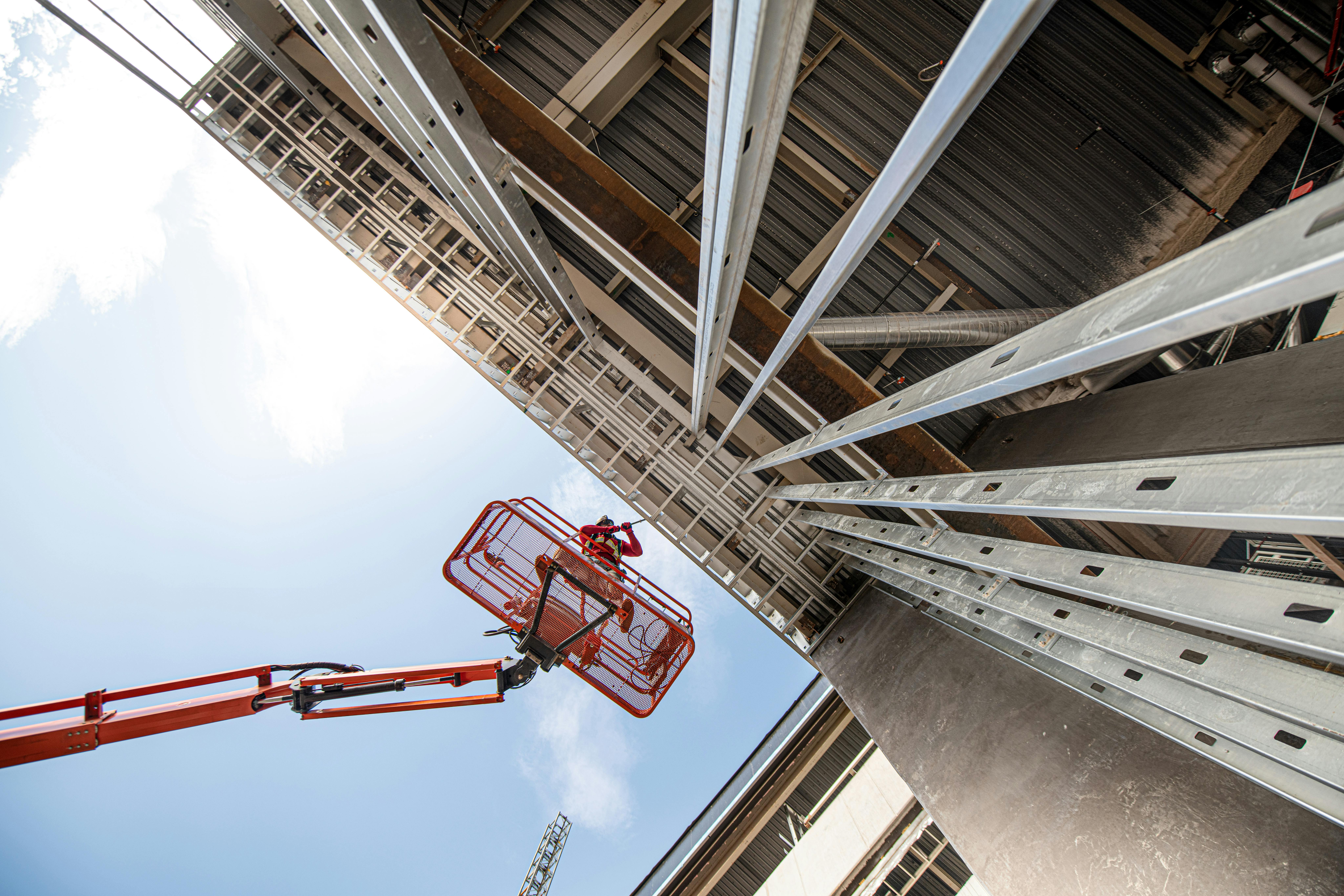 Wind generates force that pushes against the machine, and wind speeds can be significantly greater at height than at ground level &mdash; this means that the amount of force on the machine also increases at height.