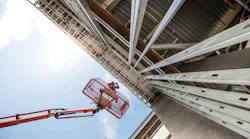 Wind generates force that pushes against the machine, and wind speeds can be significantly greater at height than at ground level — this means that the amount of force on the machine also increases at height.