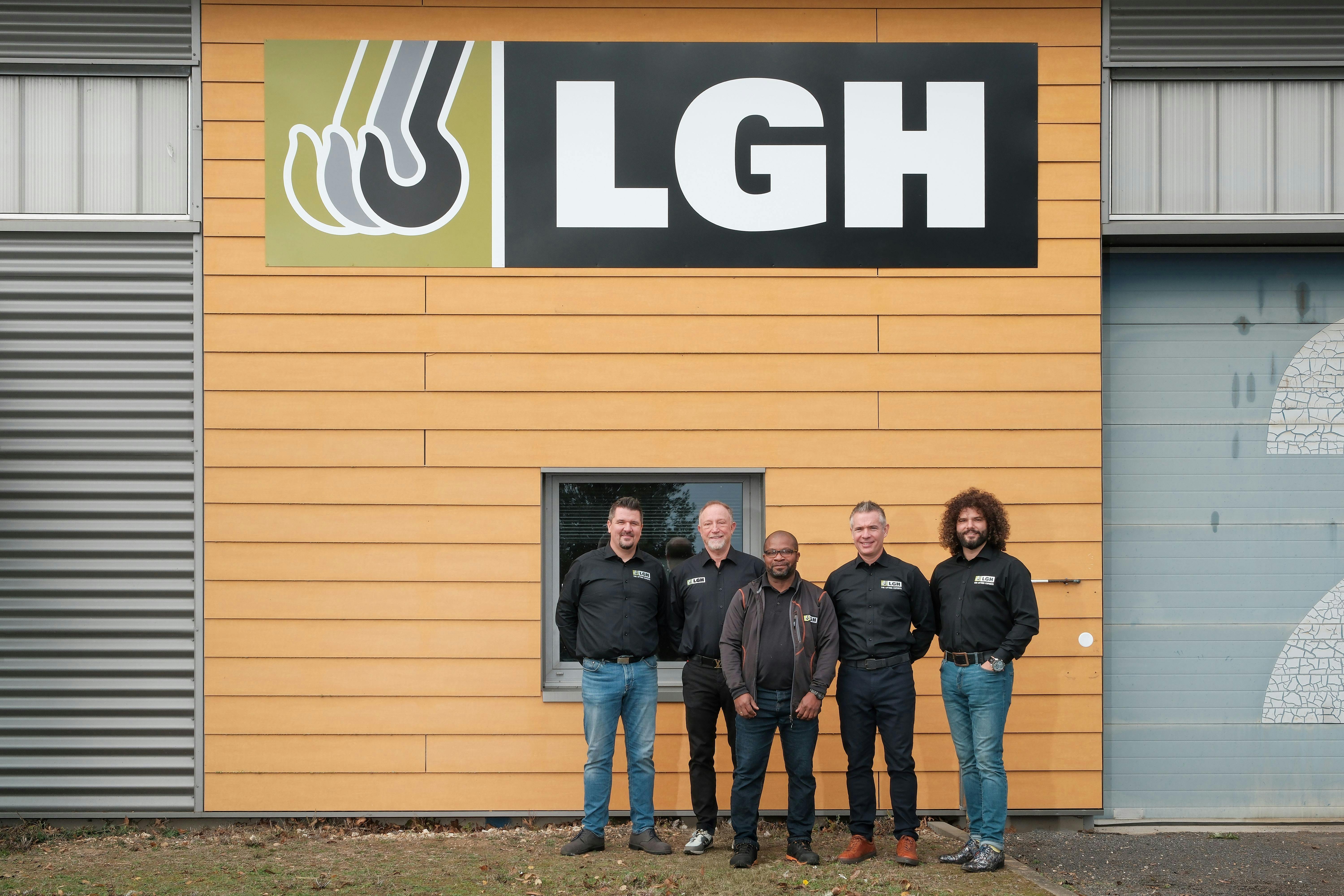 Left to right, Cas van Ree, head of sales LGH EU; Andy Mault, CEO LGH Europe; Niels de Gelder, finance director and Markus Voight, operations manager, at LGH&rsquo;s Antwerpen facility.
