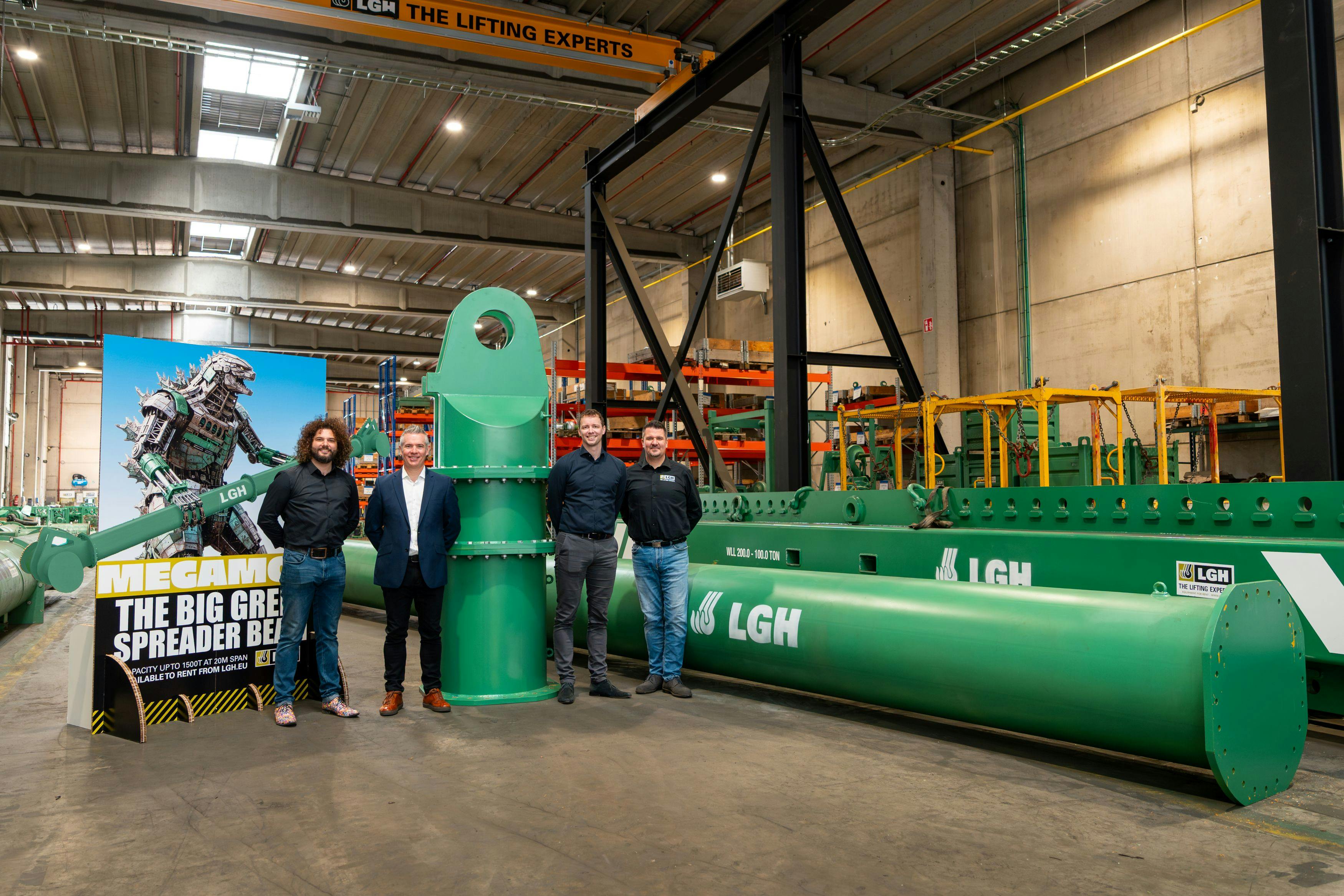 From left: Cas van Ree (head of sales &ndash; LGH EU); Andy Mault (CEO-LGH Europe); Niels de Gelder (finance director) and Markus Voight (operations manager)