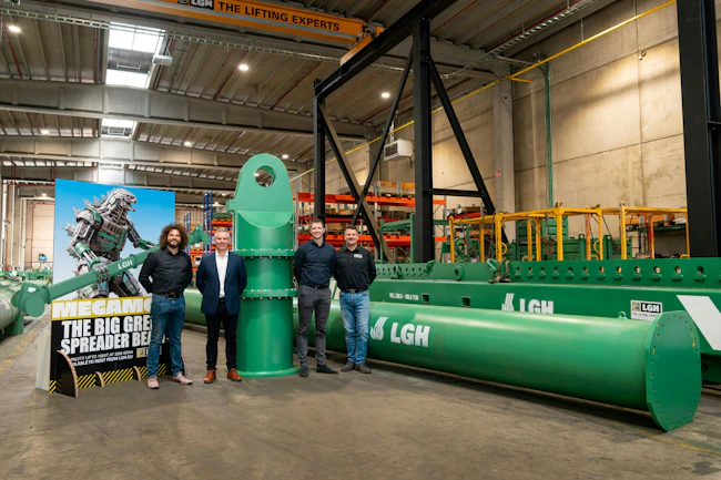 From left: Cas van Ree (head of sales &ndash; LGH EU); Andy Mault (CEO-LGH Europe); Niels de Gelder (finance director) and Markus Voight (operations manager)