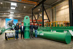 From left: Cas van Ree (head of sales – LGH EU); Andy Mault (CEO-LGH Europe); Niels de Gelder (finance director) and Markus Voight (operations manager) From left: Cas van Ree (head of sales – LGH EU); Andy Mault (CEO-LGH Europe); Niels de Gelder (finance director) and Markus Voight (operations manager)