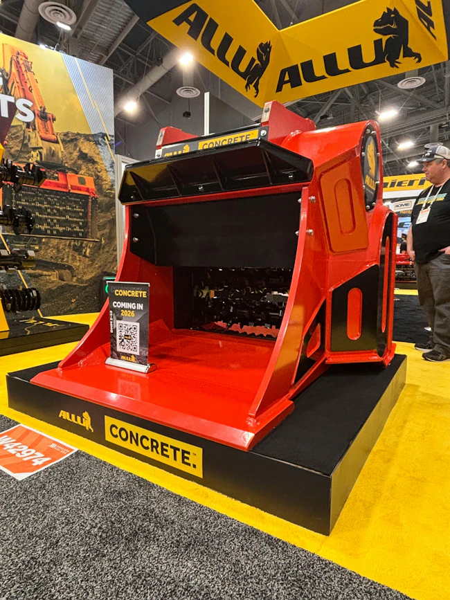 ALLU's Concrete Bucket at CONEXPO-CON/AGG 2026.