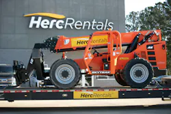 6a6a8780f690656543c73f0f Herc Rentals Nov 23 Delivery Tractor Trailer Jlg T