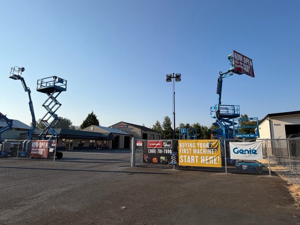 Partial view of NC Machinery's new Bellingham, Wash., location.