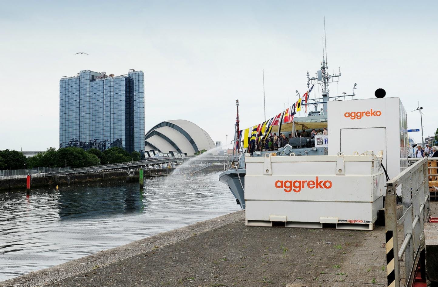 Aggreko generators powering the European Games in 2020,