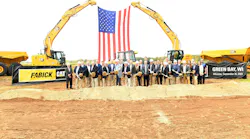 Groundbreaking at Fabick Cat's Green Bay, Wis., dealership in 2023.