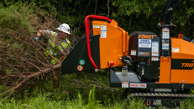 F&ouml;rst is expanding into U.S. markets with its line of 6-inch and 8-inch wood chippers.
