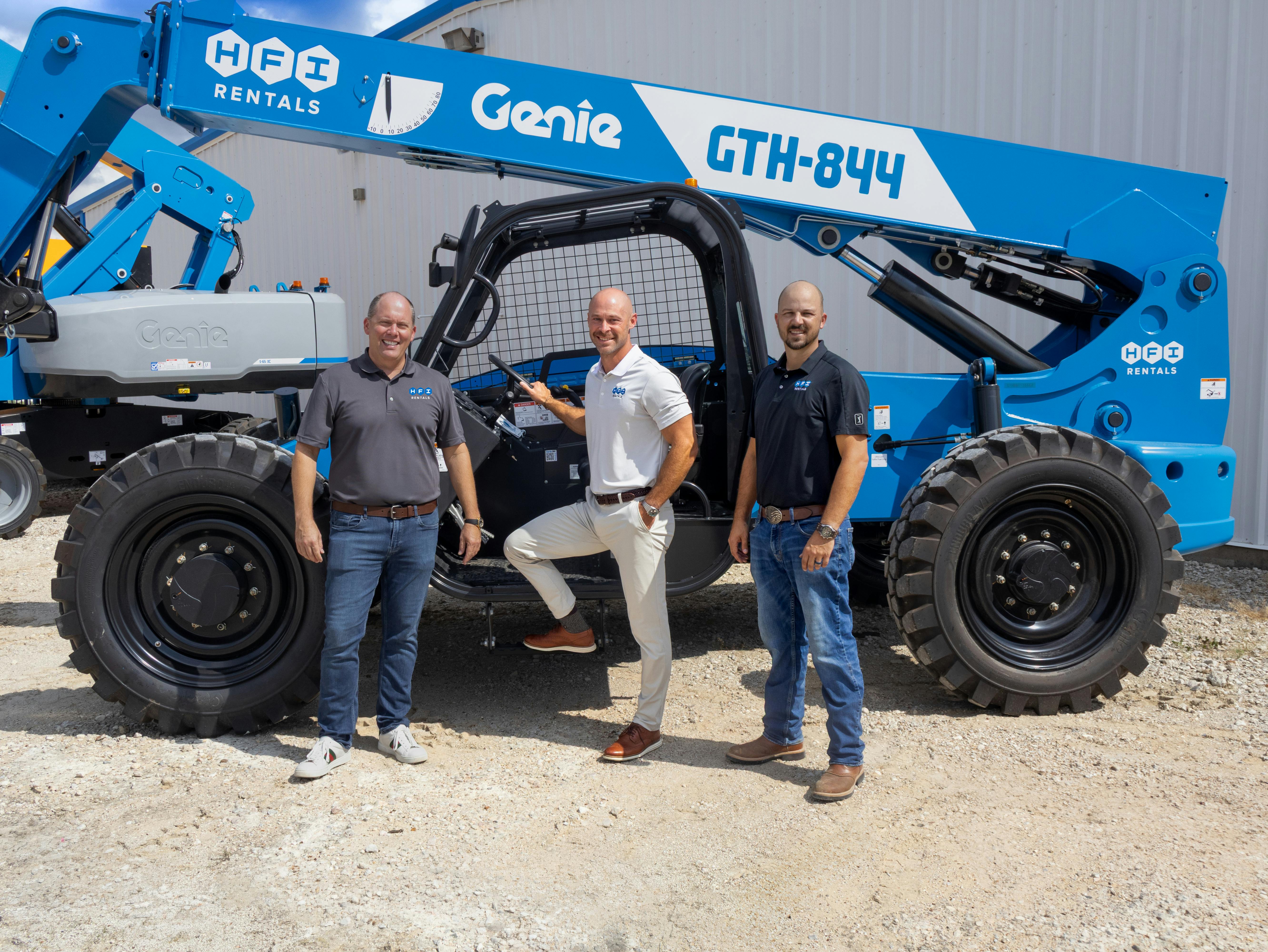 CEO Jason Herin, chief operating officer Trent Ledkins and Houston branch manager Chris Carter will lead the way for new Houston rental company HFI Rentals.