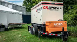 CK Power’s 250-kW mobile generators supported temporary power infrastructure at the BMW Championship in St. Louis